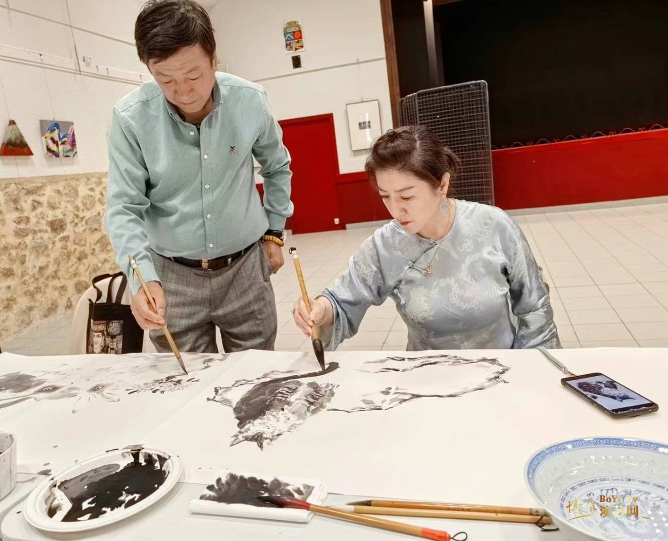 中法建交60周年｜中歐藝術對話特展，中國青年畫家楊梓作品被收藏(圖8)