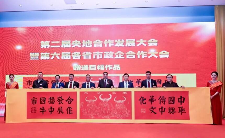 第二屆央地合作發(fā)展大會在京舉行 書畫藝術(shù)賦能政企融合新篇章(圖11)